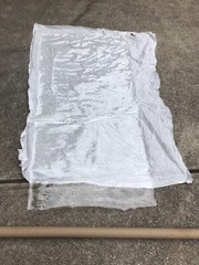 Vinyl Plastic Fabric-30 Gauge Clear-2 Yards/6ft x 31 1/2 inches