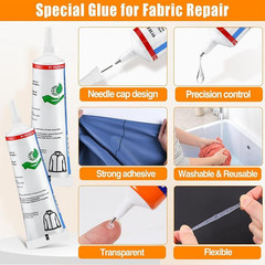 15/60Ml Fabric Glue Quick Dry Waterproof Adhesive for Clothing Textile Repair
