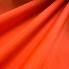 Fluorescent Orange Ripstop Nylon Fabric 40 Denier, Precut Piece 1-Yard: 60″X36″,