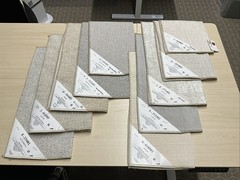 10 Pack Upholstery Samples Creamy Whites Ea ~17” X 19”