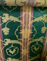VINTAGE Fadini Borghi Damascus Floral Cotton Fabric. €120 Per 3 Meters