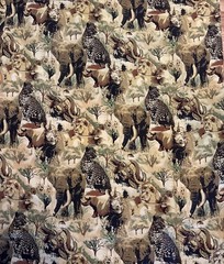 Tanzania Super Wax African Print Fabric Plus More Lot Approximately 9 Yards
