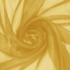 Sheer Organza Fabric by the Yard, 1 Yard X 60 Inch Wide Bridal Gold Organza Tull