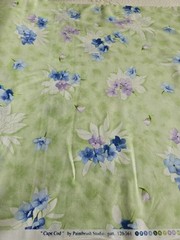 Paintbrush Studio Fabric, Cape Cod, Light Green, Floral, $8 Yd