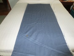 3189 Richloom NAVY & GRAY CHECK HOME DECOR Cotton Blend FABRIC-54″ x 8 5/8 yds.
