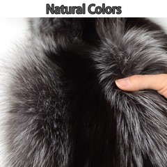 Natural Tanned Silver Fox Hides Fur Pelts Graded 1 Skin for