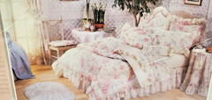 NEW Vintage Yard Fabric Priscilla Floral Garden Pavilion Country Estates 45X108″
