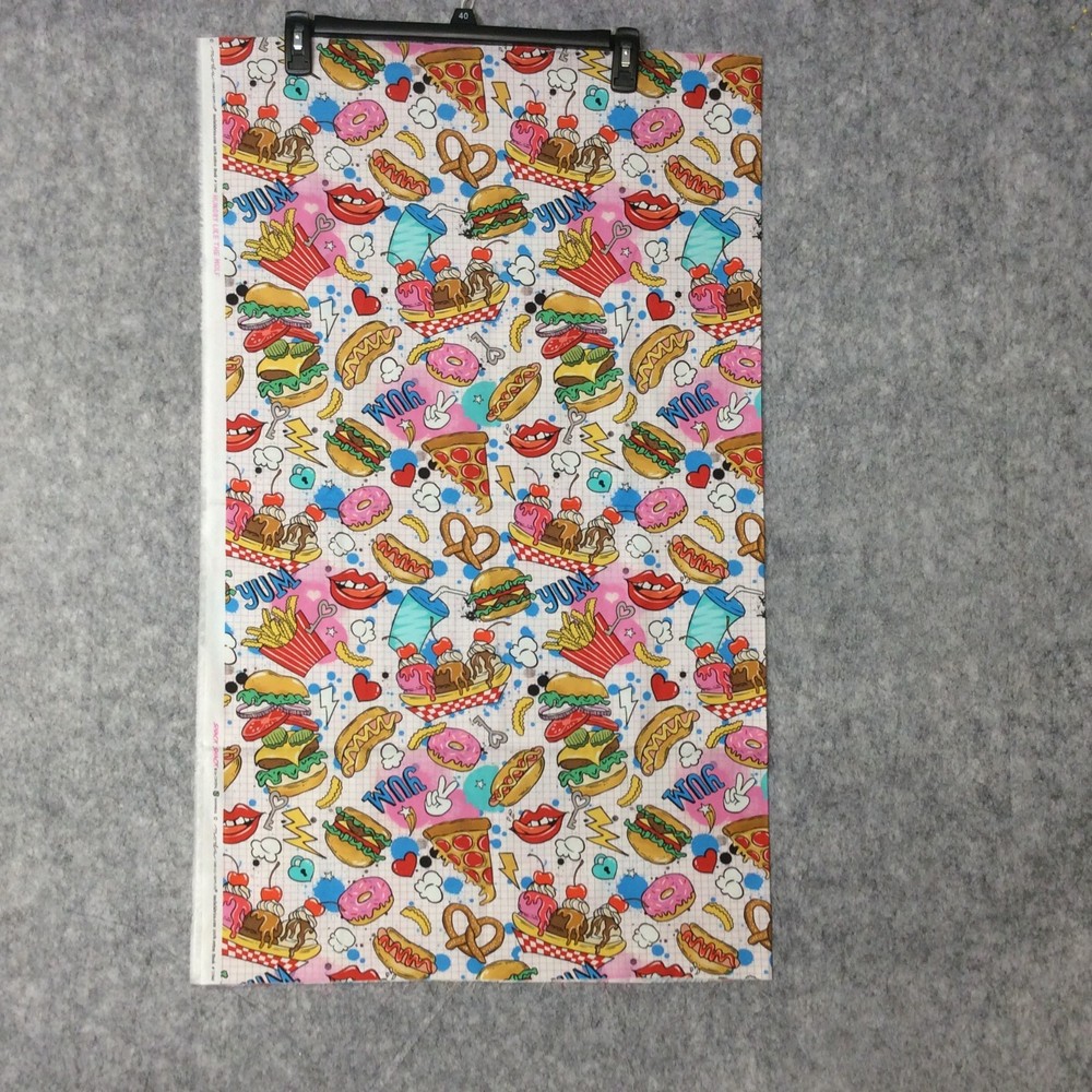 Moda Snack Shack Cotton 1 Yard 44″ Wide Crystal Manning Hungry Like The Wolf