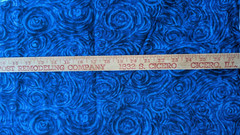 Tonal Blue Swirl Deep Tones Cotton Fabric By the half yd x 45″ W Pc