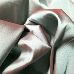 Mint Green Red Light Weight Crisp Faux Silk Taffeta Fabric 58″ By The Yard