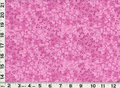 Small Pink Flowers of Leafy Vines on Pink Quilting Sewing Fabric by Yard #922