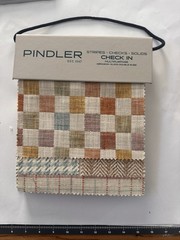 Pindler Check In Stripes Checks Solid Fabric Sample Books Craft Maker Doll House