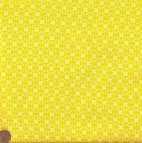 Yellow cufflinks Michael Miller fabric