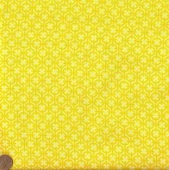 Yellow cufflinks Michael Miller fabric