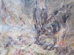 Upholstery Fabric Abstract Showroom Sample 26 x 26 Multicolor