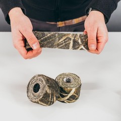 Self-Cling Camouflage Wrap, Reusable Fabric, Grip & Heat Shield, 2″ x 144″ Roll