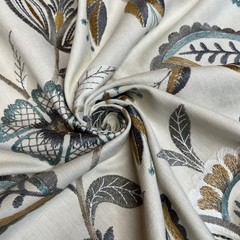 75cm iLiv Ophelia Glacier Premium Embroidered Fabric Curtain Upholstery Cushion