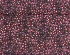 Sonoma County Packed Grapes Purple Vineyard Wine Springs Cotton Quilt Fabric BTY