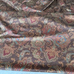 Ralph Lauren Home Dark Paisley Cotton Fabric Continuous 54.5” Wide New