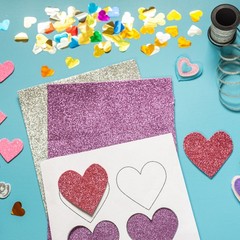 Adhesive Felt Fabric Felt Sheets 30cmx20cm White 10 Pcs