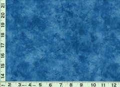 Dark Royal Blue on Blue Cloudy Blender Quilting Sewing Fabric by the Yard #2234