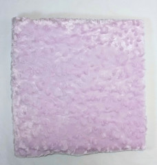 Lavender Textured Minky Fabric Remnant 50 in Wide x 1.5 Yards