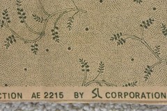 23″ Long, Vintage, Olive Vines on Tan Quilt Cotton, SL Wave Collection, P9633