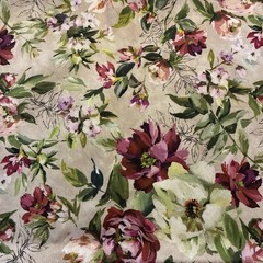 The Fabrics Store Fabric Faille Simone Parchment 100% Cotton 40” X 58”
