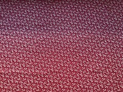 Fabric Simple White Flower Red 44″ X 60” 854