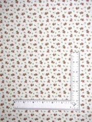 Floral Rose White Fabric By The Yard First Blush Berringer Marcus Fabrics Cotton