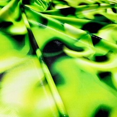 Spandex Fabric Retro Green Marbling print Stretch 60″ wide by Yard for Swimwear