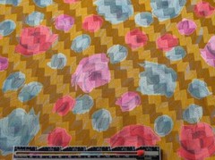 3+ Yards Lightweight Multi-Color Jacquard Abstract Floral Silky SP376
