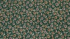 Fabric Springs NEW Small White & Yellow Daisies on Hunter Green 9″ x 23″ $2.95