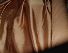 HONEY GOLD BEIGE SATIN BACK CREPE REMNANT FABRIC, 150cm w X 70-94cm long
