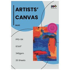 Printable Fabric Sheets for Inkjet Printer, 100% Cotton, Matte Finish, 20 Pack,