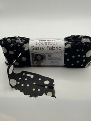 NEW Red Heart Boutique Sassy Fabric – Black Dot #9931- 30 Yds Roll