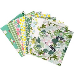 ZGXY Fabric, 8 pcs/lot Fat Quarter Fabric Bundles 100% Cotton 19.69″ x 19.69″…