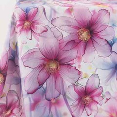 57” Wide By Yards 3D Digital Print Viscose Fabric Rayon Material For Dress Robe
