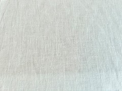 End of Bolt Bargain: 55/45 Linen Cotton Blend Fabric – White – 59/58” – 159GSM