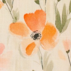 1m x 1,44m Cotton Muslin Fleur Double Gauze Apricot