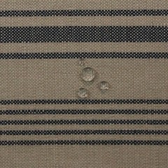 BALLARD DESIGNS SUNBRELLA CROSS COUNTRY NAVY BLUE STRIPE FABRIC 1.8 YARDS 54″W