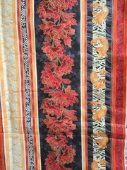 Vintage Cotton Quilt Fabric Red Rooster Fabrics Lot