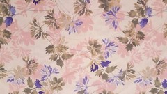 102″ EXTRA WIDE Pink & Purple Floral PERCALE Sheeting Fabric By the Yard