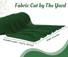 Pack of 25 Yard Chiffon Fabric, Sheer Soft Draping Fabric Bolt for Wedding Party
