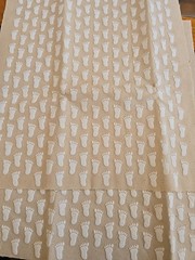 Slipper Grippers Feet Pattern 2 Pieces – 12″x 14″ Anti-Slip Fabric For Slippers