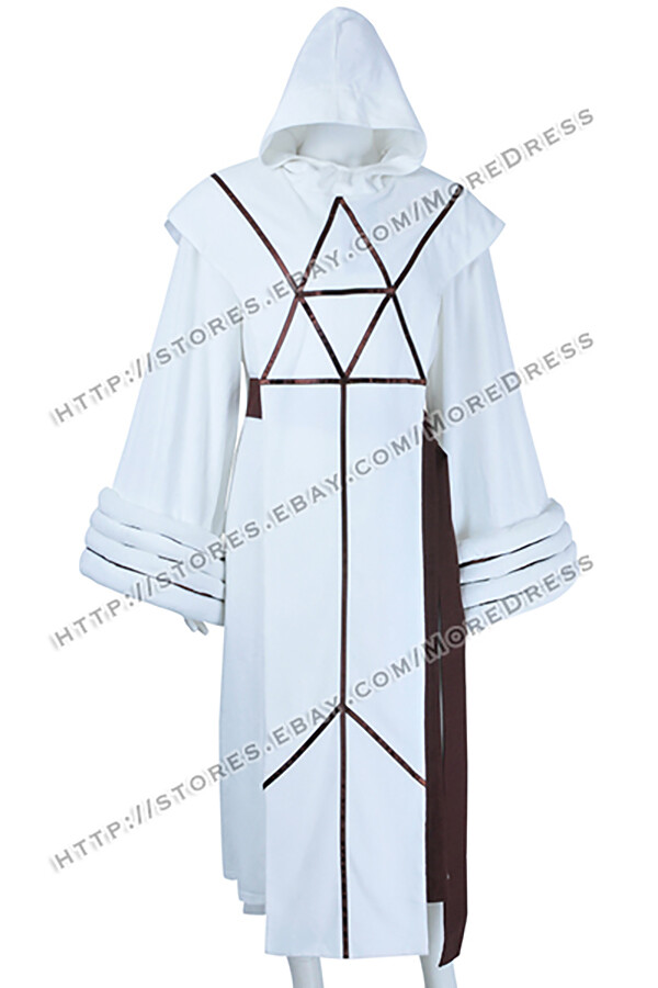 Spock Costume for Star Trek The Voyage Home Cosplay Kimono Robe White Outfit