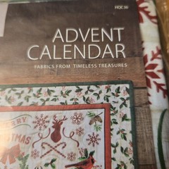 Annies Holiday Quilters Club Advent Calendar Kit HQC36 Timeless Treasures Fabric
