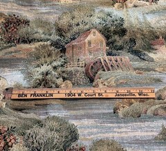 4 Yards French Country Pastoral Scene Premium Tapestry Medium to Heavy Weight