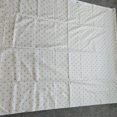 Off white Interior Fabric 1984 Scotchgard 54″ x 138″ Blue Shell Cottage Coastal