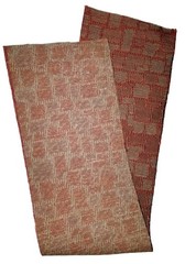 Upholstery Fabric Swatch. Rust w/ Brown Gray Tones 18.25″X 4″ #9 Paris Quilting